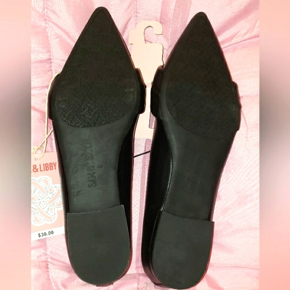 SAM AND LIBBY LAURENA KNOTTED FLATS BLACK SIZE 8 - Picture 3 of 3